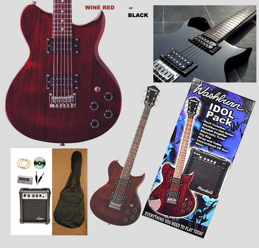 washburn Wi14 IDOL guitar pack